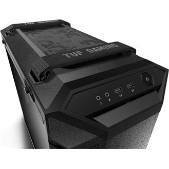 Asus TUF Gaming GT501 táp nélküli ablakos Mid Tower számítógépház fekete