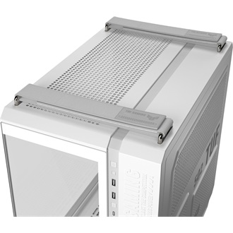 Asus TUF Gaming GT502 Horizon táp nélküli ablakos Mid Tower számítógépház fehér