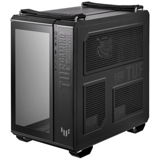 Asus TUF Gaming GT502 Plus táp nélküli ablakos Mid Tower számítógépház fekete