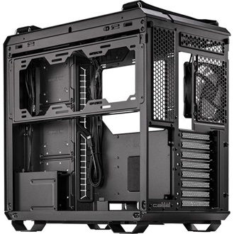 Asus TUF Gaming GT502 Plus táp nélküli ablakos Mid Tower számítógépház fekete