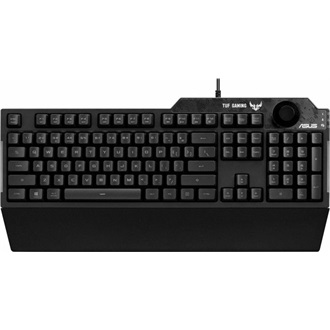 Asus TUF Gaming K1 USB cseppálló magyar gaming billentyűzet fekete