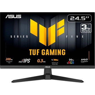 Asus TUF Gaming VG259Q5A 24.5" gaming monitor fekete 200Hz G-Sync / FreeSync Premium