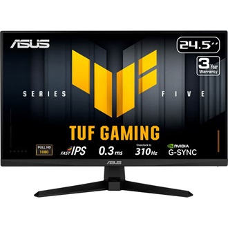 Asus TUF Gaming VG259QMR5A 24.5" IPS LED gaming monitor fekete 310Hz G-Sync / FreeSync Premium