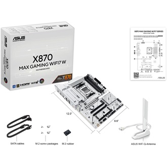 Asus X870 MAX GAMING WIFI7 W desktop alaplap ATX