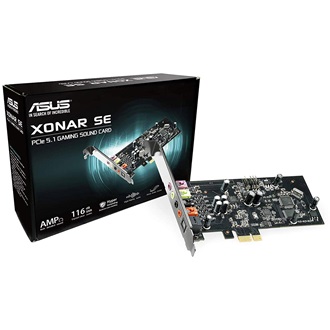 Asus Xonar SE 5.1 24-bit PCI-E x1 gaming hangkártya