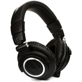 Audio-technica ATH-M50x fejhallgató fekete