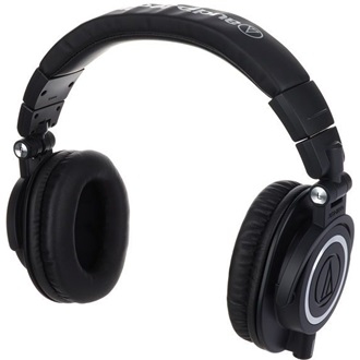 Audio-technica ATH-M50x fejhallgató fekete