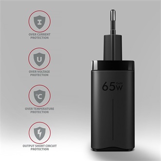Axagon ACU-DPQ65 60W univerzális hálózati töltő adapter (QC4+)