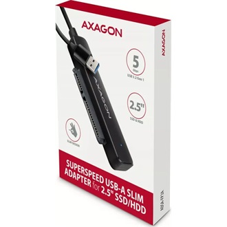 Axagon ADSA-FP2A Slim Adapter Pro USB-A 5GBPS 2,5" SSD/HDD adapter
