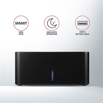 Axagon ADSA-SN 2.5/3.5" SATA3 USB3.0 dokkoló fekete