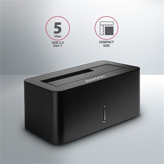 Axagon ADSA-SN 2.5/3.5" SATA3 USB3.0 dokkoló fekete