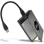 Axagon ADSA-1S6 2.5" SATA3 USB3.0 külső ház fekete