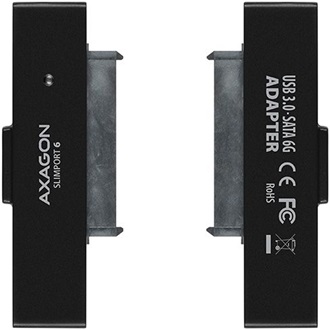 Axagon ADSA-1S6 2.5" SATA3 USB3.0 külső ház fekete