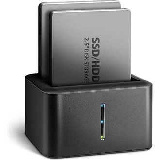 Axagon SuperSpeed USB DUAL 2.5" SATA3 USB3.0 dokkoló fekete