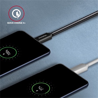 Axagon USB-C 3.2 Gen2 -> USB-C 3.2 Gen2 M/M adatkábel 1m fekete 100W