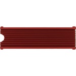Axagon CLR-M2FAN M.2 hűtőborda piros