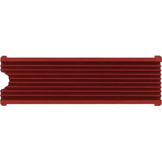 Axagon CLR-M2FAN M.2 hűtőborda piros