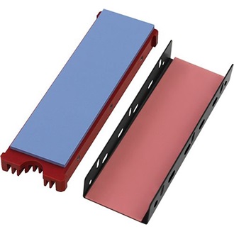 Axagon CLR-M2FAN M.2 hűtőborda piros