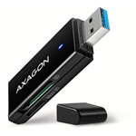 Axagon CRE-S2N USB3.2 Gen1 A SD, microSD kártyaolvasó fekete