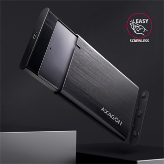 Axagon EE25-A6C 2.5" SATA3 USB-C külső ház fekete