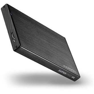 Axagon EE25-XA6 2.5" SATA3 USB3.0 külső ház fekete aluminium