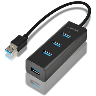Axagon HUE-S2B 4-portos USB3.0 hub fekete