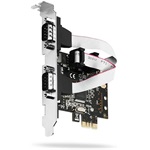 Axagon PCEA-S2N DB9 Serial 2-port PCIe x1 bővítőkártya ezüst