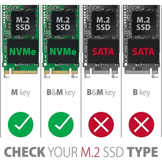 Axagon PCEM2-N M.2 NVMe PCIe x4 bővítőkártya