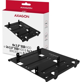 Axagon RHD-435 5,25" SATA3 beépítő keret fekete