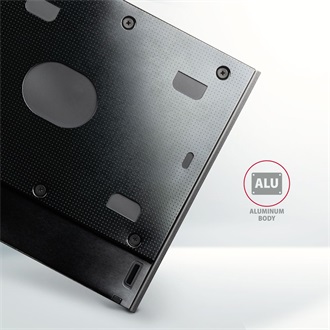Axagon RSS-CD09 5,25" slim ODD 9,5mm -> 1db 2,5" SATA SATA3 beépítő keret fekete
