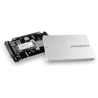 Axagon RSS-M2SD M.2 2280/2260/2242 SATA3 beépítő keret ezüst