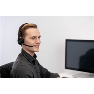 Axtel Voice UC40 duo fejhallgató headset fekete