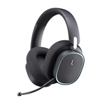 BASEUS AEQUR GH02 bluetooth fejhallgató SZTEREO (v5.3, TWS, mikrofon, multipoint + Type-C tápkábel) FEKETE