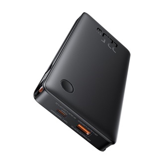 BASEUS AIRPOW AIR LITE vésztöltő USB+Type-C aljzat 10000mAh, LED jelzés, FEKETE