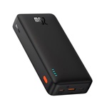 BASEUS AIRPOW vésztöltő USB+Type-C aljzat 20000mAh, LED jelzés, FEKETE