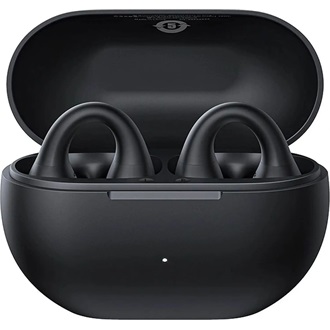 BASEUS BASS 15 CLIP OWS bluetooth fülhallgató SZTEREO (v5.4, TWS, zajszűrő, fülre akasztható + töltőtok) FEKETE