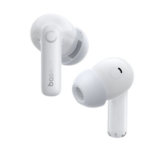 BASEUS BASS BP1 PRO bluetooth fülhallgató SZTEREO (v6.0, TWS, mikrofon, zajszűrő, IP55 vízálló + töltőtok) FEHÉR