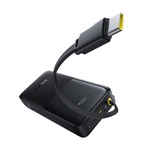 BASEUS BIPOW 2 powerbank USB+Type-C aljzat 10000mAh, LED kijelző + fix kábel, FEKETE
