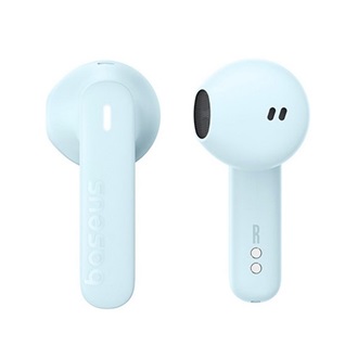 BASEUS BOWIE E16 bluetooth fülhallgató SZTEREO (v5.3, TWS, mikrofon, zajszűrő, IPX4 + töltőtok) VILÁGOSKÉK