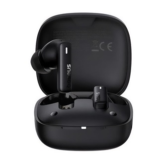 BASEUS BOWIE E19 Bluetooth fülhallgató SZTEREO v5.3, IPX5 + töltőtok, FEKETE