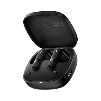 BASEUS BOWIE E20 bluetooth fülhallgató SZTEREO (v5.3, TWS, mikrofon, zajszűrő, IPX5 + töltőtok) FEKETE