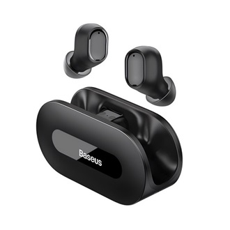BASEUS BOWIE EZ10 Bluetooth fülhallgató SZTEREO v5.3, zajszűrő + töltőtok, FEKETE