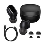 BASEUS BOWIE WM01 Bluetooth fülhallgató SZTEREO v5.3, mikrofon + töltőtok, FEKETE