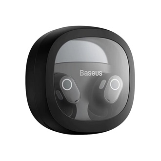 BASEUS BOWIE WM02 Bluetooth fülhallgató SZTEREO v5.3, extra mini + töltőtok, FEKETE