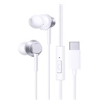 BASEUS ENCOK CZ11 fülhallgató SZTEREO (Type-C, mikrofon, felvevő gomb, hangerőszabályzó) FEHÉR