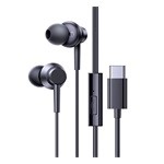 BASEUS ENCOK CZ11 fülhallgató SZTEREO (Type-C, mikrofon, felvevő gomb, hangerőszabályzó) FEKETE