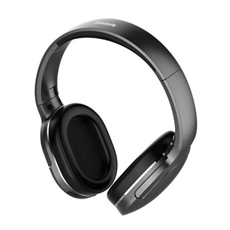 BASEUS ENCOK D02 PRO bluetooth fejhallgató SZTEREO (v5.0, mikrofon, zajszűrő, összehajtható + 3.5mm jack kábel) FEKETE