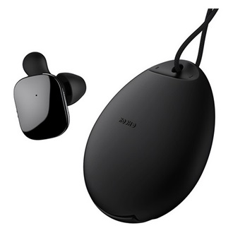 BASEUS ENCOK W02 Bluetooth fülhallgató SZTEREO v4.2, multipoint + töltőtok, FEKETE