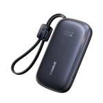 BASEUS ENERFILL FC21 powerbank Type-C+USB aljzat (10000mAh, 45W, PD gyorstöltő + fix Type-C/lightning kábel) FEKETE