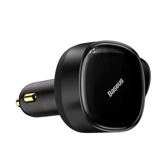 BASEUS ENJOYMENT autós töltő 33W, PD gyorstöltő + 2db Type-C kábel, FEKETE